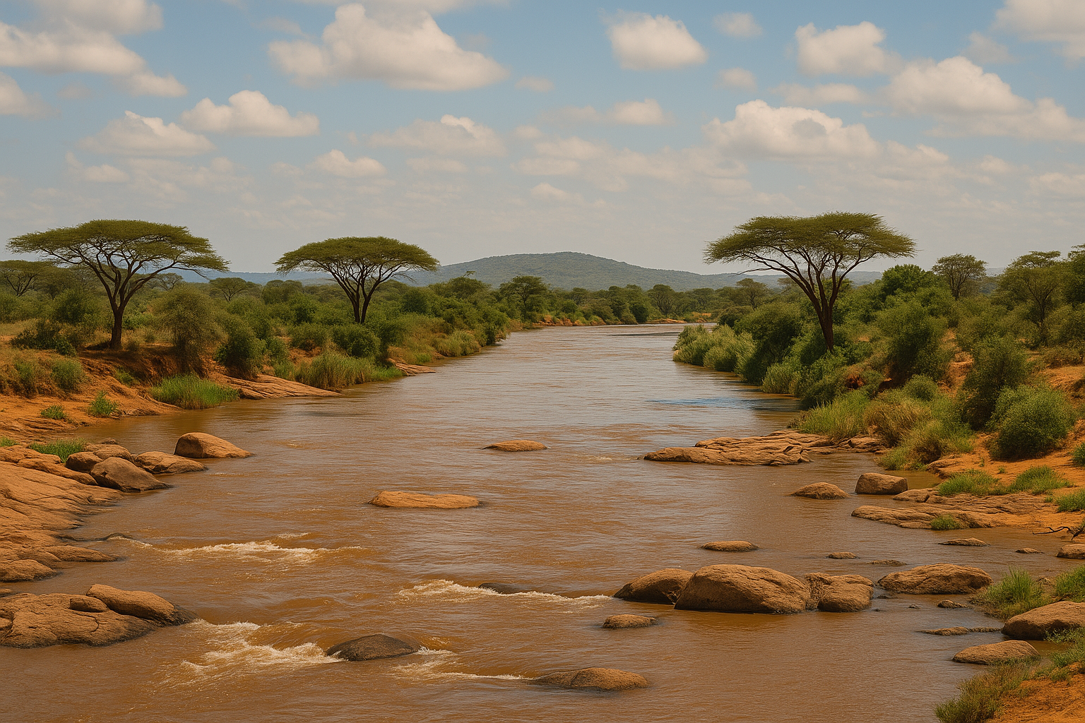 Galana Fluss im Tsavo Ost