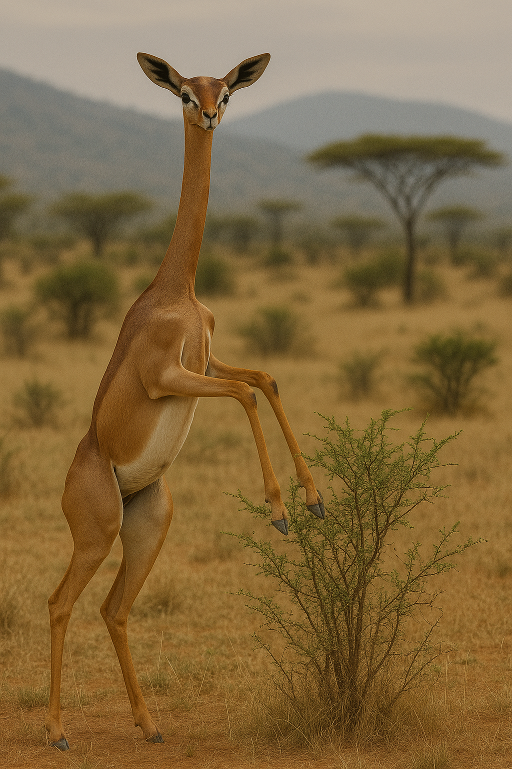 Gerenuk im Samburu Nationalpark