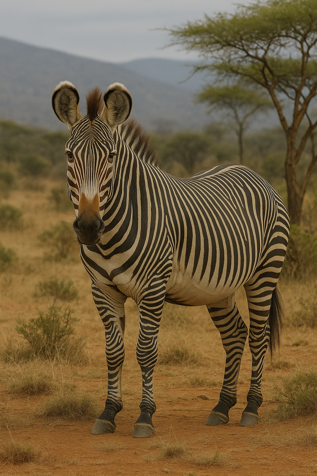 Grevyzebra im Samburu Nationalpark